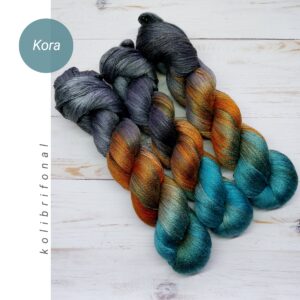 Kora - kézzel festett fonal